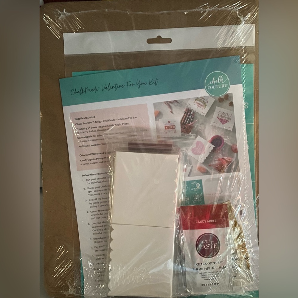 NEW- Chalk Couture Valentine Kit- retired